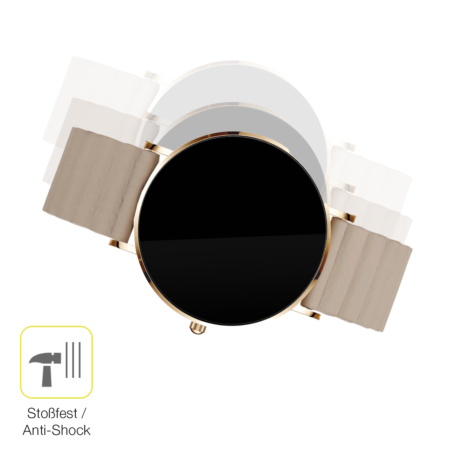 Schutz gegen Kratzer auf dem XCOAST SIONA2 Glas durch Schlüssel oder Ähnliches