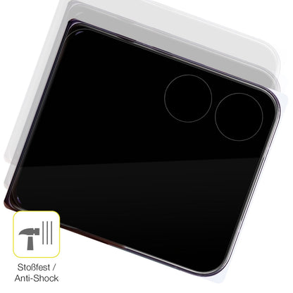Schutz gegen Kratzer auf dem Xiaomi Mi Mix Flip (Frondisplay) Glas durch Schlüssel oder Ähnliches