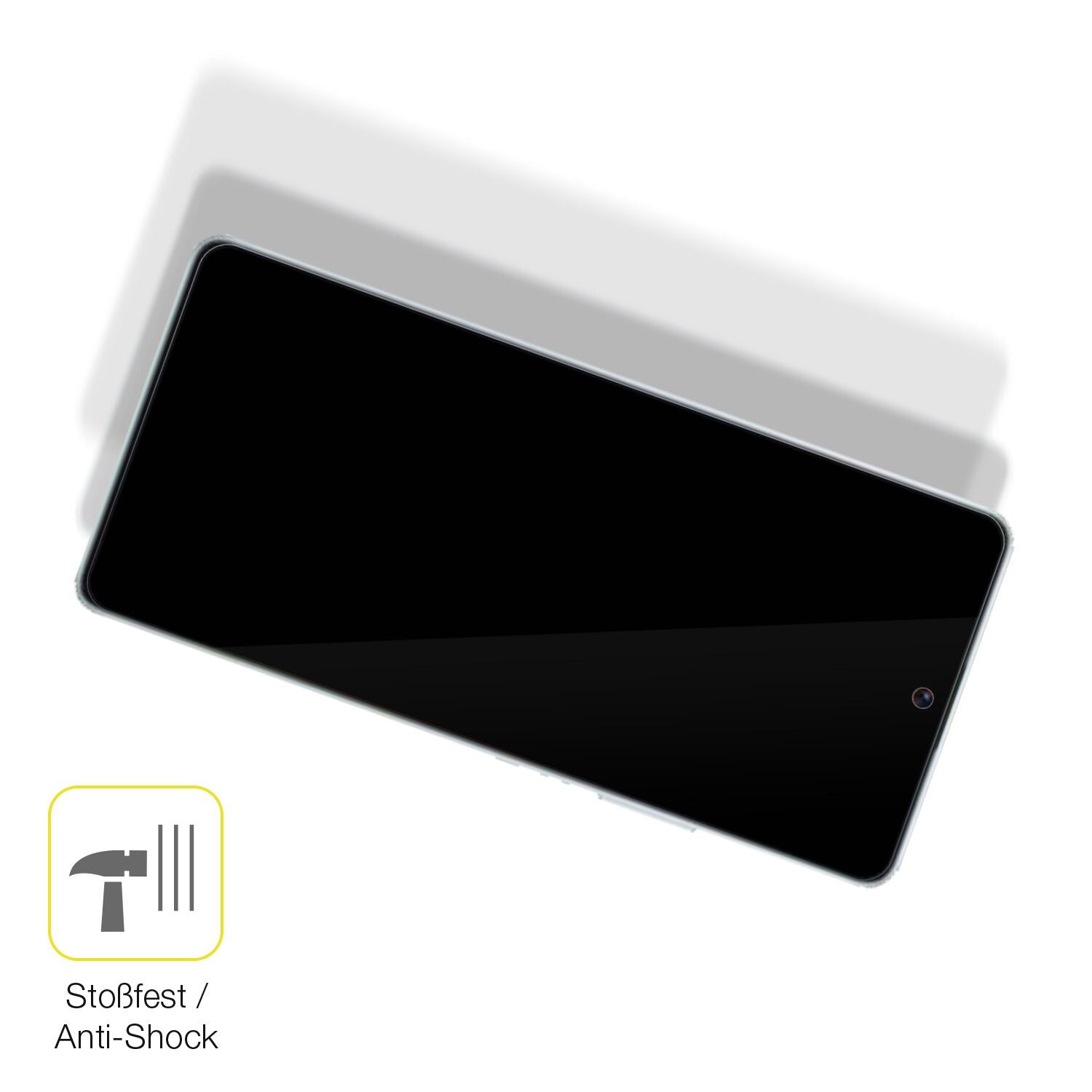Schutz gegen Kratzer auf dem Xiaomi Poco F5 Glas durch Schlüssel oder Ähnliches