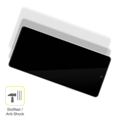 Schutz gegen Kratzer auf dem Xiaomi Poco F5 Glas durch Schlüssel oder Ähnliches