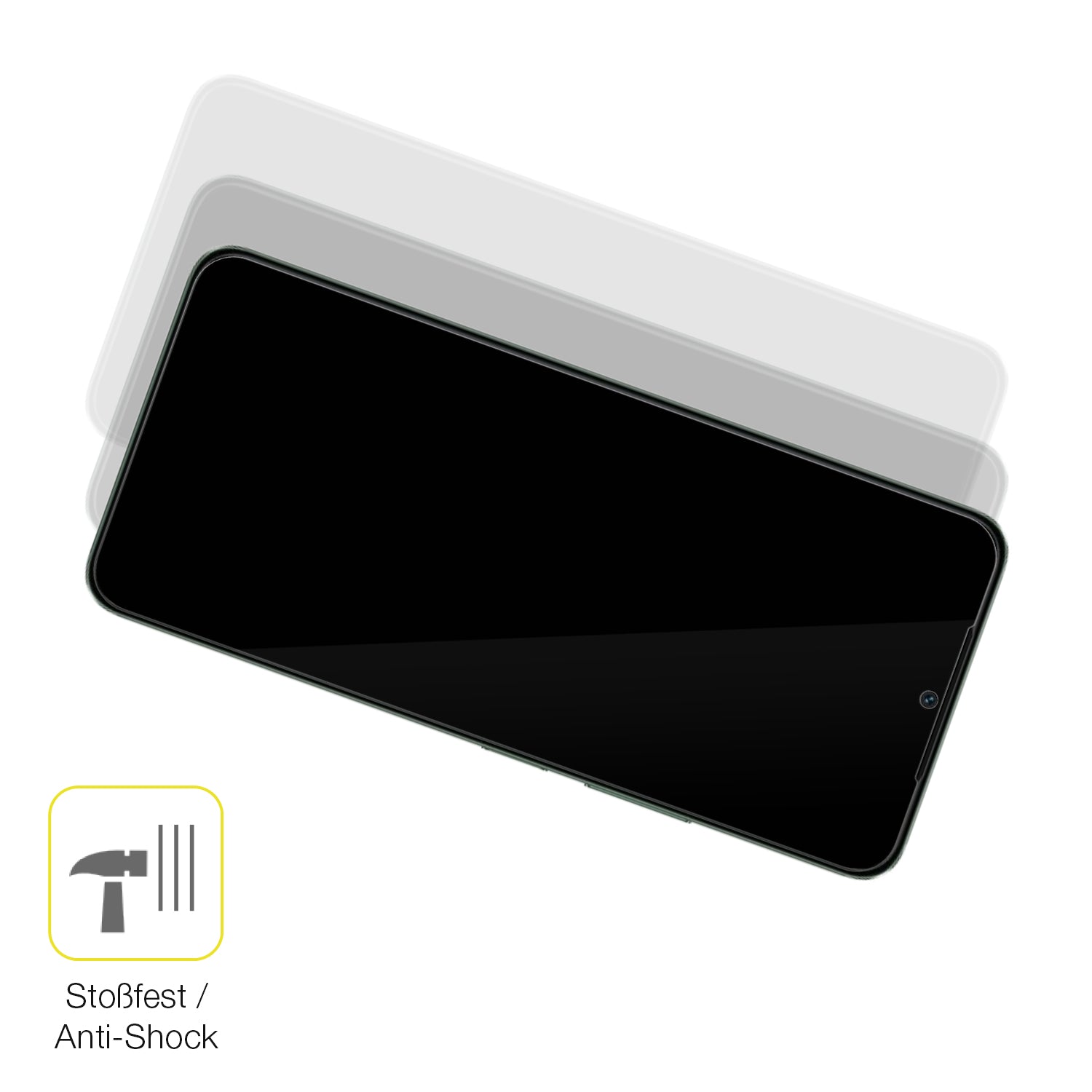 Schutz gegen Kratzer auf dem Xiaomi Redmi A3 Glas durch Schlüssel oder Ähnliches