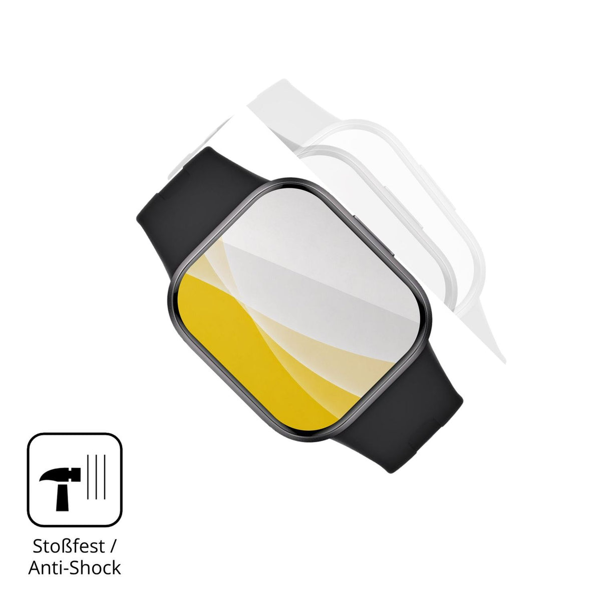 2x Screen Protector for Xiaomi Redmi Watch 6 Active Protective Film covers 100% dipos Flex