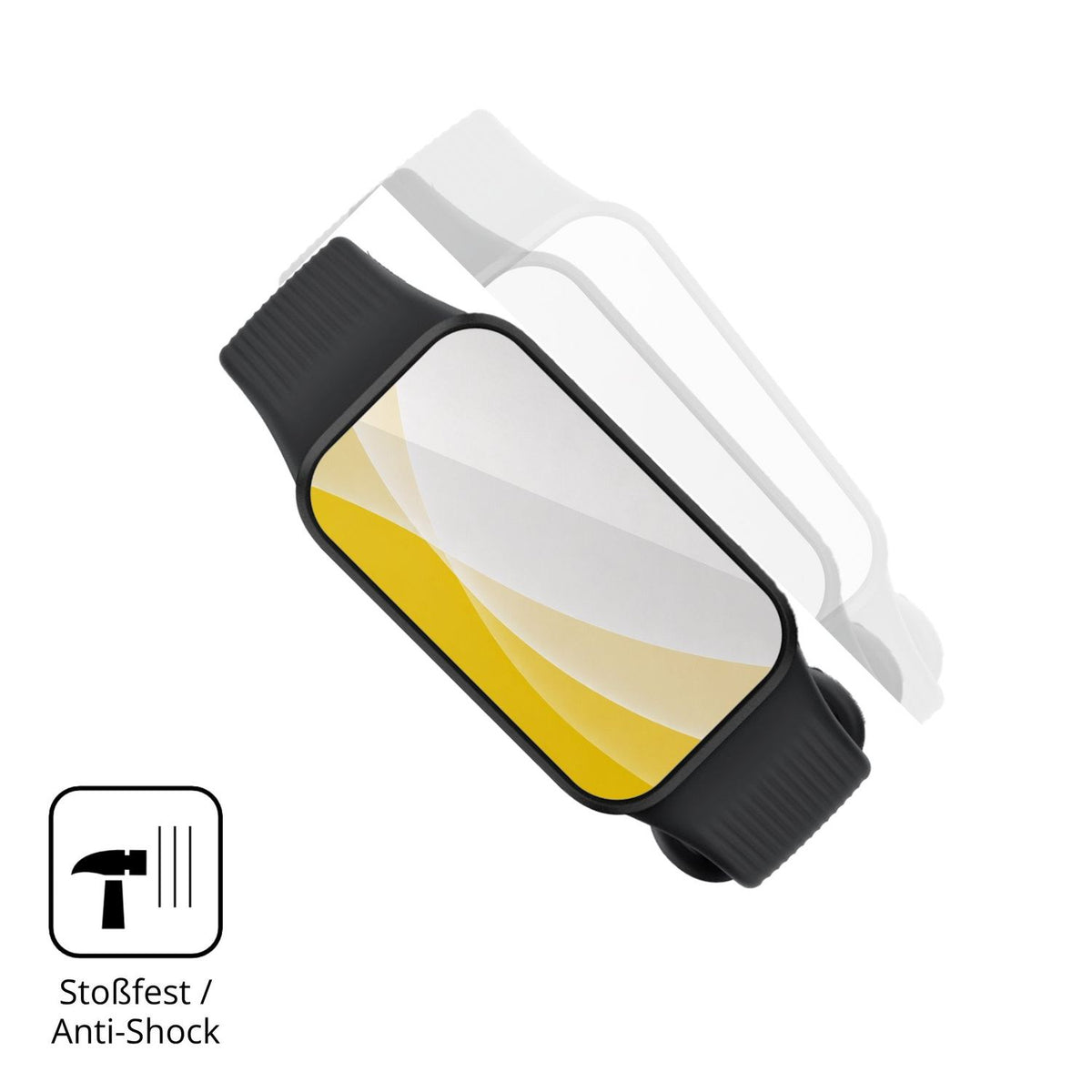 2x Screen Protector for Xiaomi Smart Band 11 Active Protective Film covers 100% dipos Flex