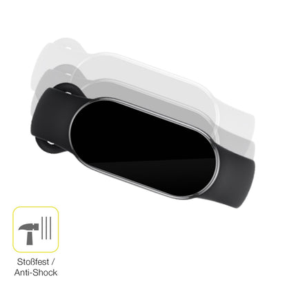 Schutz gegen Kratzer auf dem Xiaomi Smartband 10 Glas durch Schlüssel oder Ähnliches