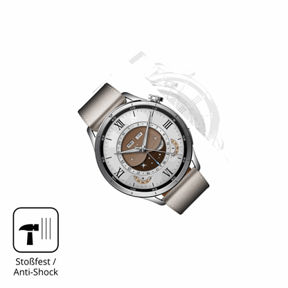 Schutz gegen Kratzer auf dem Xiaomi Watch S5 Glas durch Schlüssel oder Ähnliches