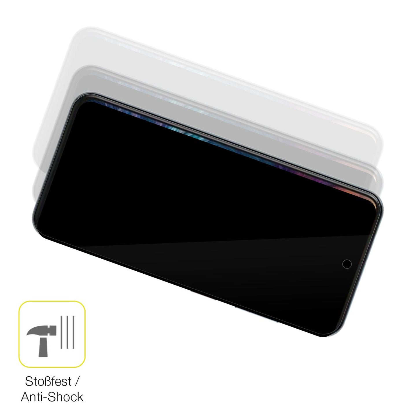 Schutz gegen Kratzer auf dem ZTE Axon 70 Glas durch Schlüssel oder Ähnliches
