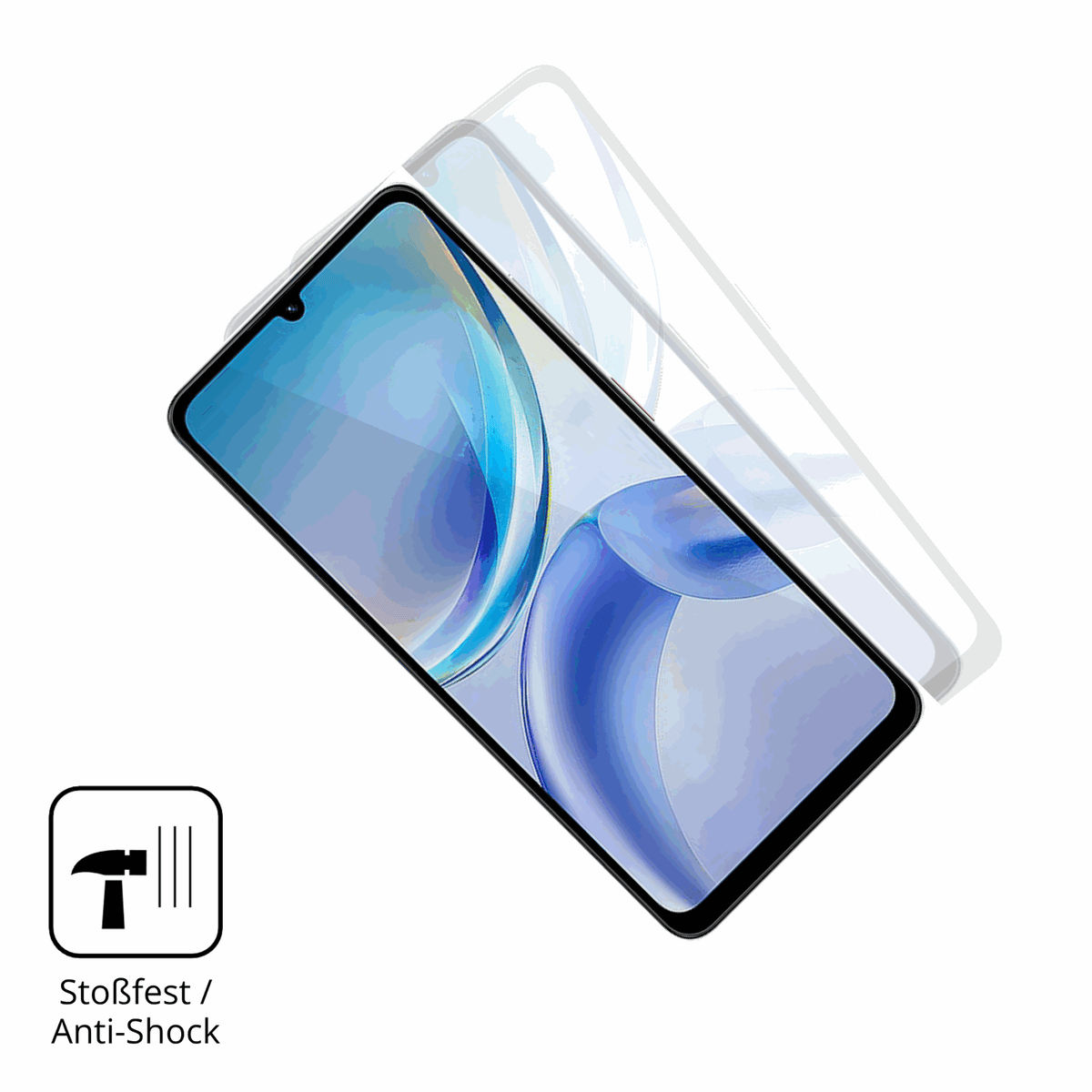 Schutz gegen Kratzer auf dem ZTE Blade A36 Glas durch Schlüssel oder Ähnliches