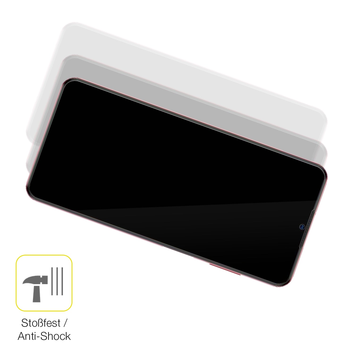 Schutz gegen Kratzer auf dem ZTE Blade V40 Vita Glas durch Schlüssel oder Ähnliches