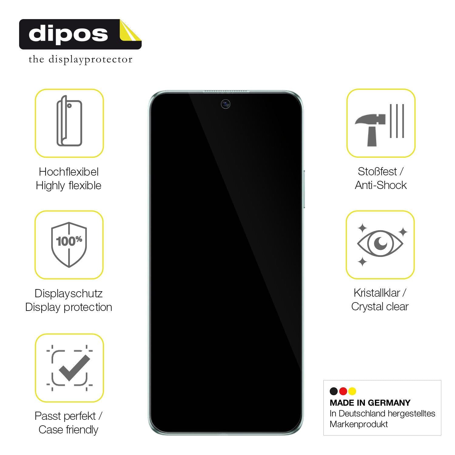 Displayschutz hergestellt in Deutschland, höchste Qualität made in Germany