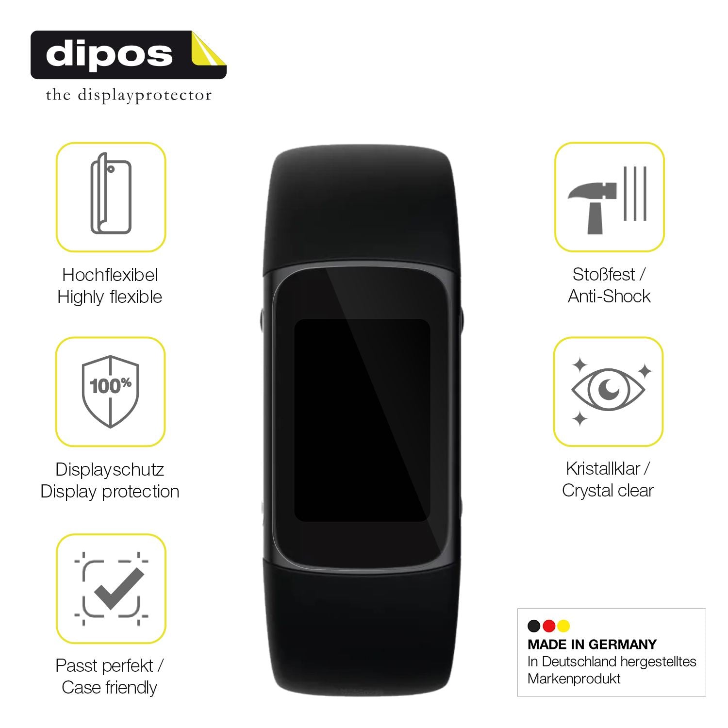 Displayschutz hergestellt in Deutschland, höchste Qualität made in Germany