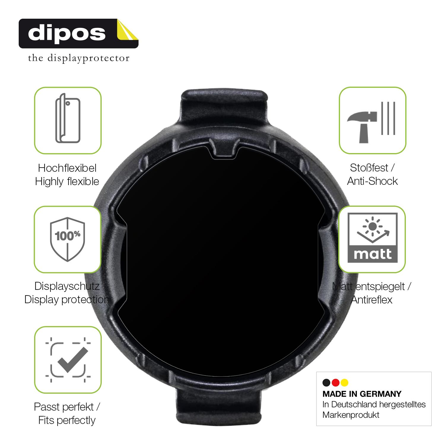 Displayschutz hergestellt in Deutschland, höchste Qualität made in Germany
