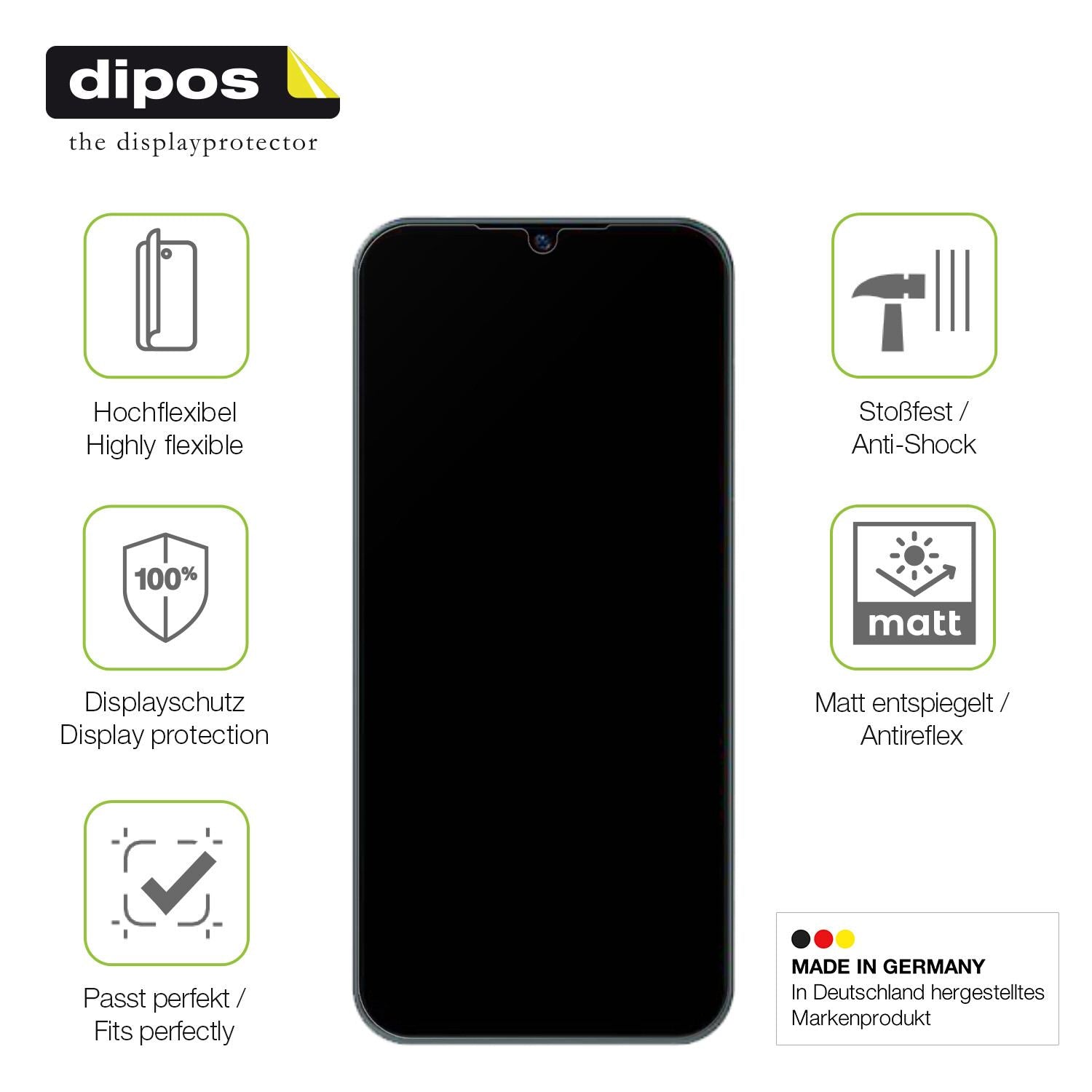 Displayschutz hergestellt in Deutschland, höchste Qualität made in Germany