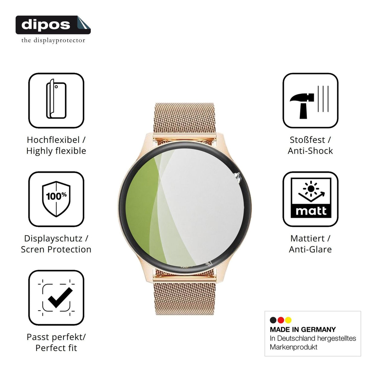 Displayschutz hergestellt in Deutschland, höchste Qualität made in Germany