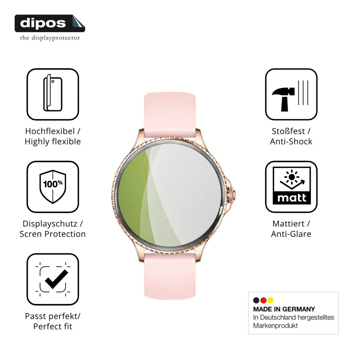 Displayschutz hergestellt in Deutschland, höchste Qualität made in Germany