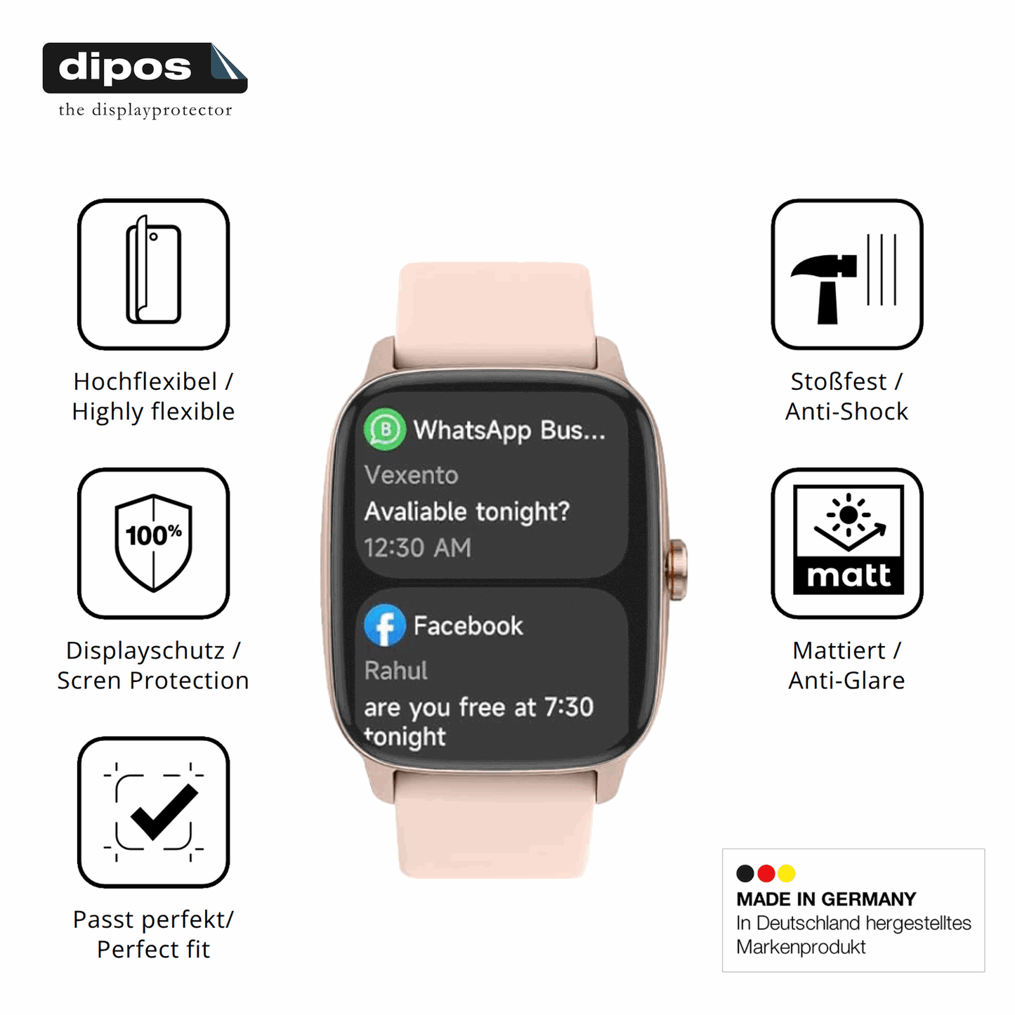 Displayschutz hergestellt in Deutschland, h�chste Qualit�t made in Germany