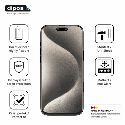 Displayschutz hergestellt in Deutschland, höchste Qualität made in Germany