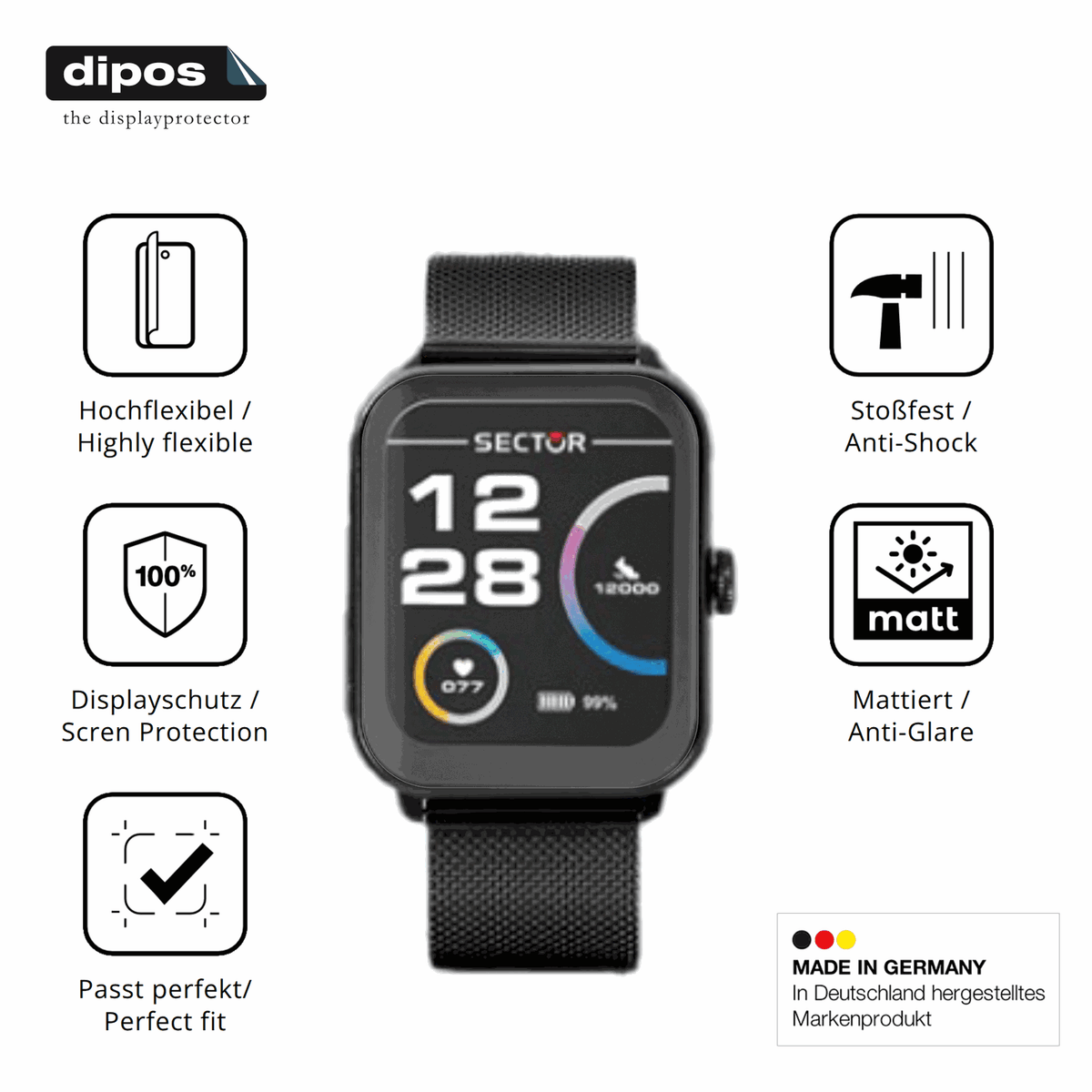 Displayschutz hergestellt in Deutschland, h�chste Qualit�t made in Germany