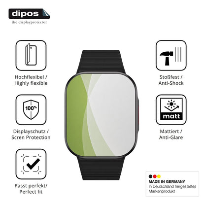 2x Full Cover matte Film for Xiaomi Redmi Watch 6 Lite Screen Protector Anti-Shock