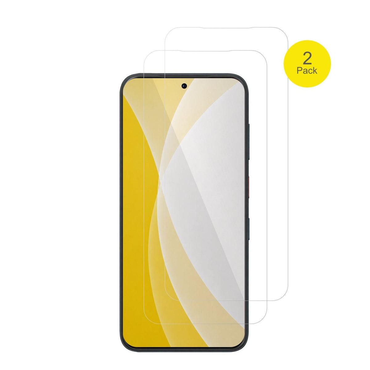 AiplusAI+ Nova 2 Pro 5G mit aufgebrachter dipos Displayschutzfolie, glasklare Darstellung ohne Einschränkungen