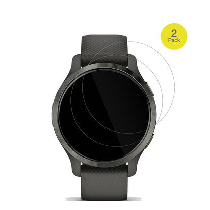 GarminVenu 2s mit aufgebrachter dipos Displayschutzfolie, glasklare Darstellung ohne Einschränkungen
