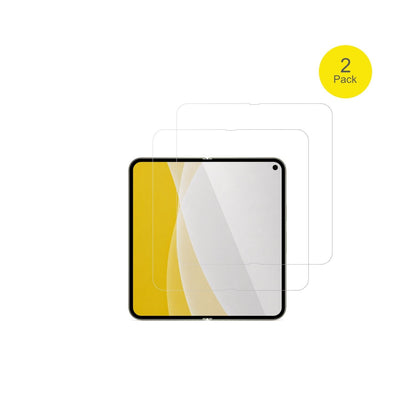 GooglePixel 11 Pro Fold Innenseite mit aufgebrachter dipos Displayschutzfolie, glasklare Darstellung ohne Einschränkungen