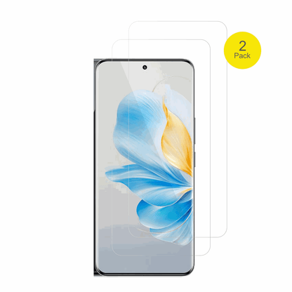 Honor100 mit aufgebrachter dipos Displayschutzfolie, glasklare Darstellung ohne Einschränkungen