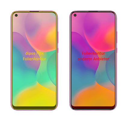HonorPlay 3 mit aufgebrachter dipos Displayschutzfolie, glasklare Darstellung ohne Einschränkungen
