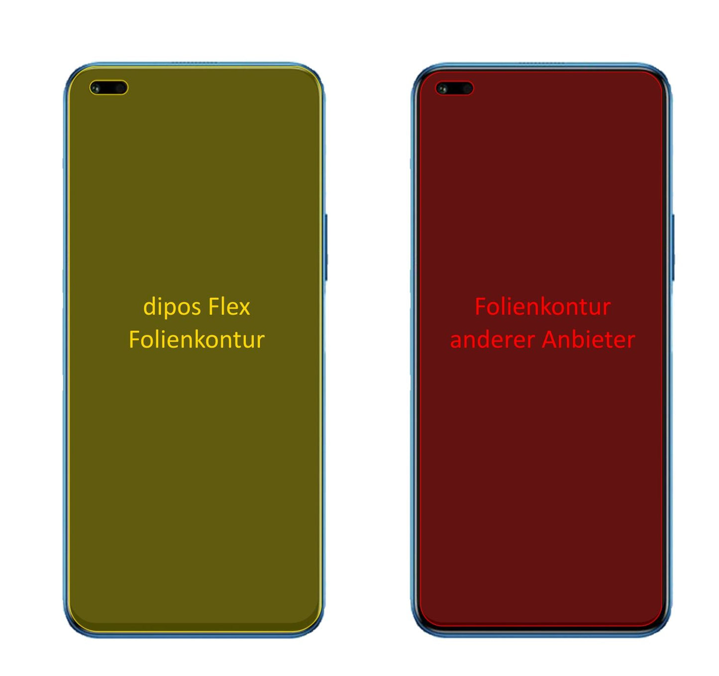 HonorPlay 5 Youth mit aufgebrachter dipos Displayschutzfolie, glasklare Darstellung ohne Einschränkungen