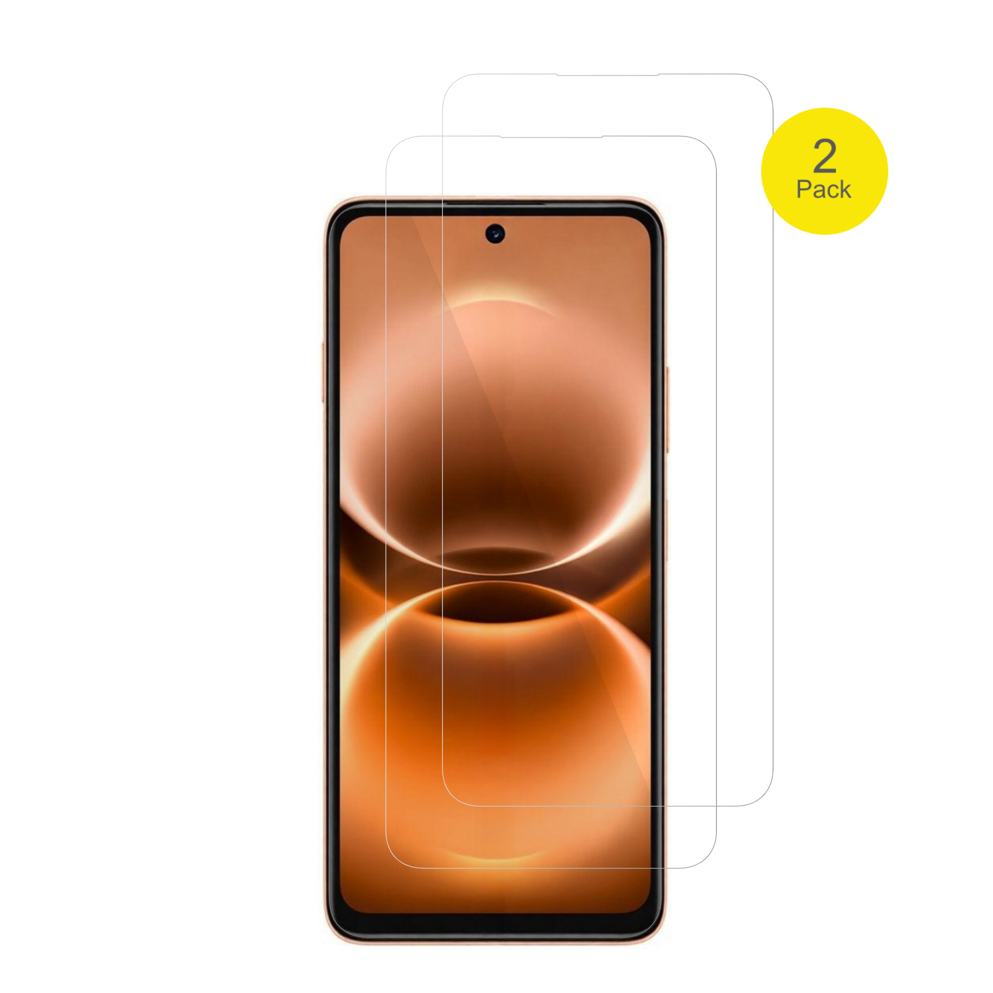 HuaweiEnjoy 90m Plus mit aufgebrachter dipos Displayschutzfolie, glasklare Darstellung ohne Einschränkungen