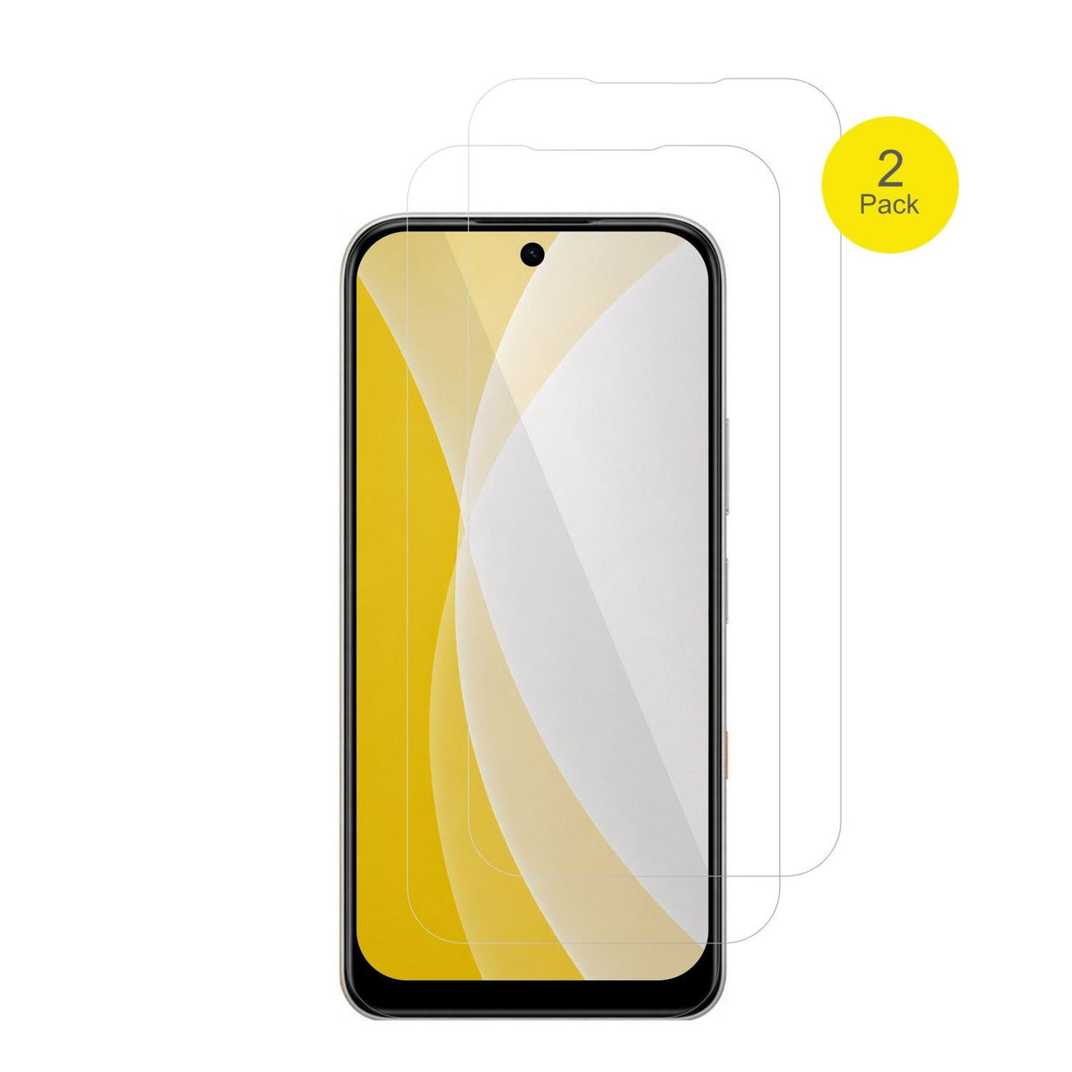 InfinixHot 70 Pro mit aufgebrachter dipos Displayschutzfolie, glasklare Darstellung ohne Einschränkungen