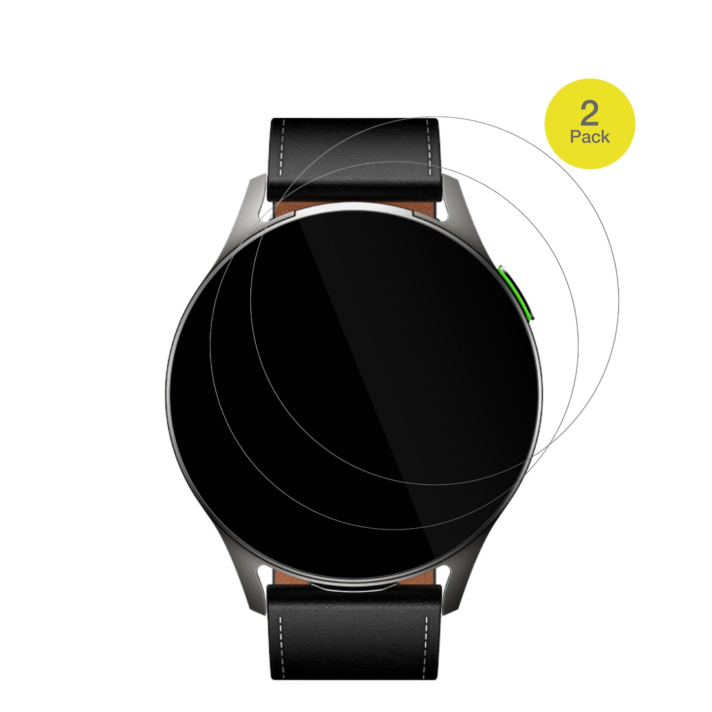 InfinixXWatch Pods mit aufgebrachter dipos Displayschutzfolie, glasklare Darstellung ohne Einschränkungen