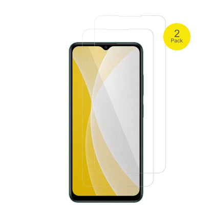 ItelA100Cs mit aufgebrachter dipos Displayschutzfolie, glasklare Darstellung ohne Einschränkungen