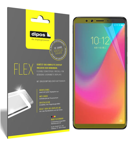 LenovoK5 Pro mit aufgebrachter dipos Displayschutzfolie, glasklare Darstellung ohne Einschränkungen