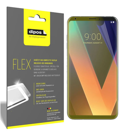 LGV30 Plus mit aufgebrachter dipos Displayschutzfolie, glasklare Darstellung ohne Einschränkungen