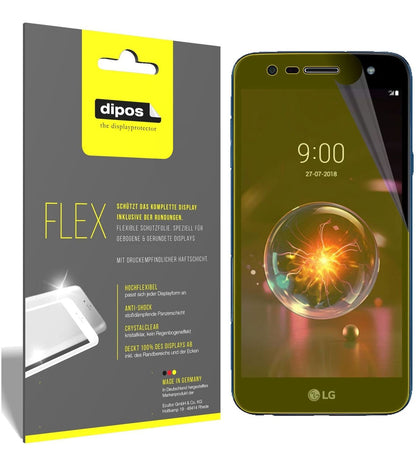 LGX power 3 mit aufgebrachter dipos Displayschutzfolie, glasklare Darstellung ohne Einschränkungen