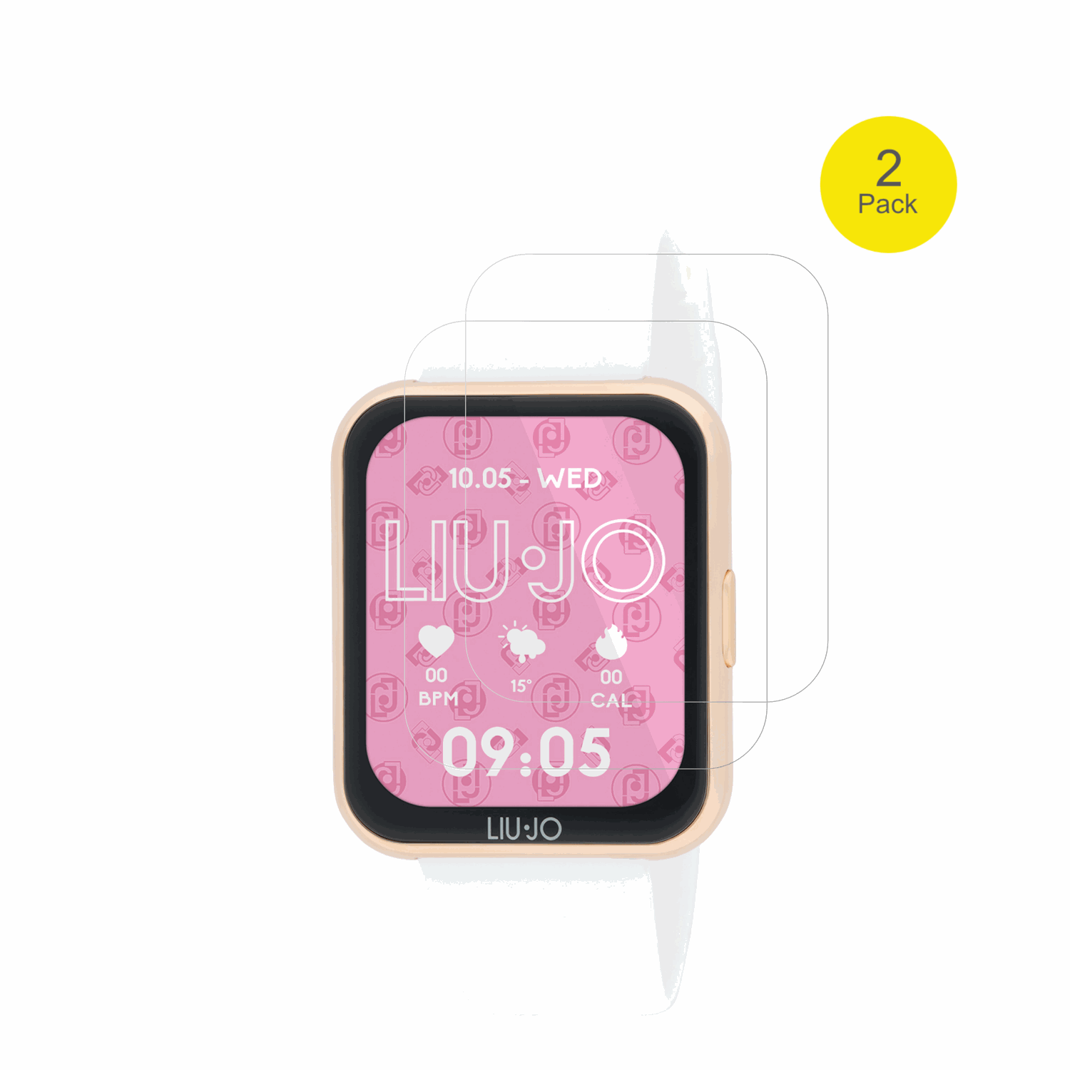 Liu JoVoice Slim 2.0 SWLJ201 mit aufgebrachter dipos Displayschutzfolie, glasklare Darstellung ohne Einschränkungen
