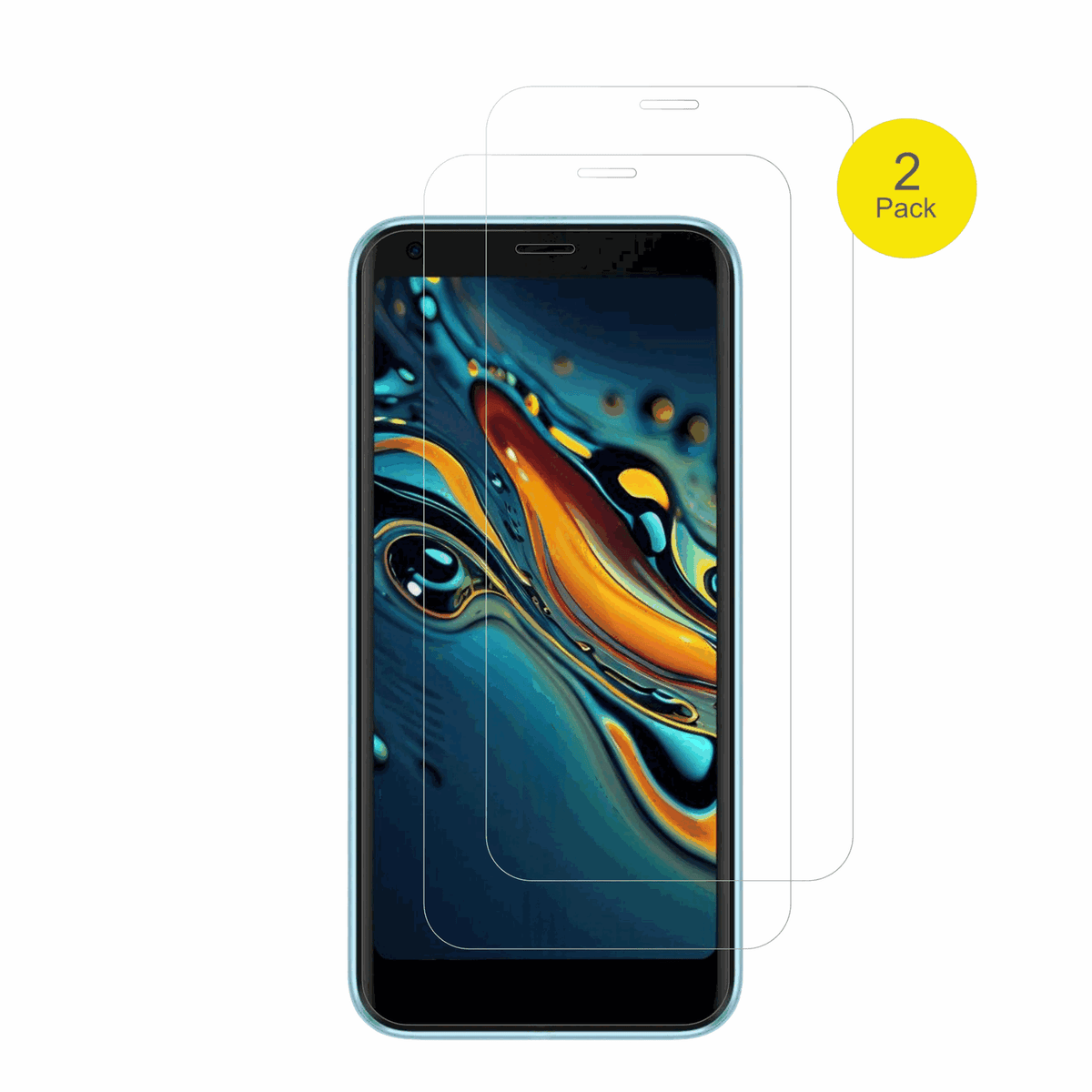 LogicomFive Pro 32 mit aufgebrachter dipos Displayschutzfolie, glasklare Darstellung ohne Einschr�nkungen