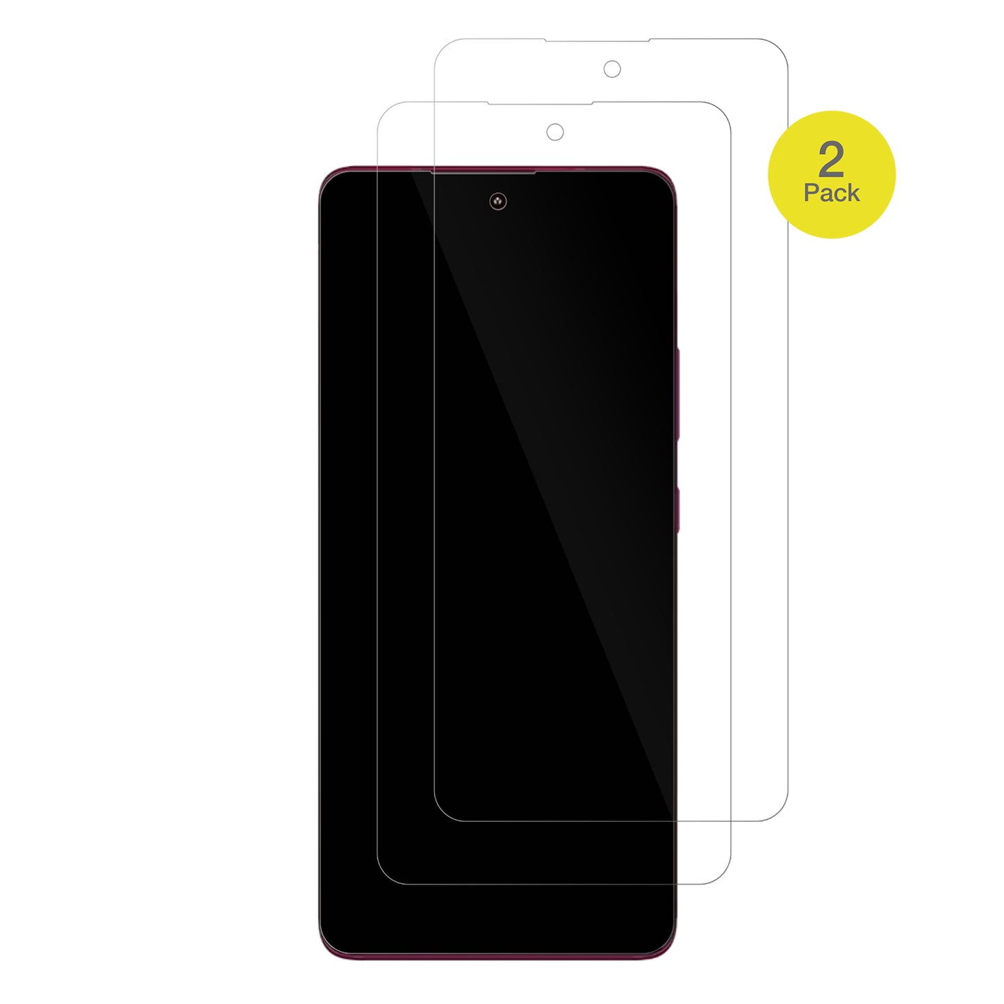 MotorolaEdge 30 fusion (case friendly) mit aufgebrachter dipos Displayschutzfolie, glasklare Darstellung ohne Einschränkungen