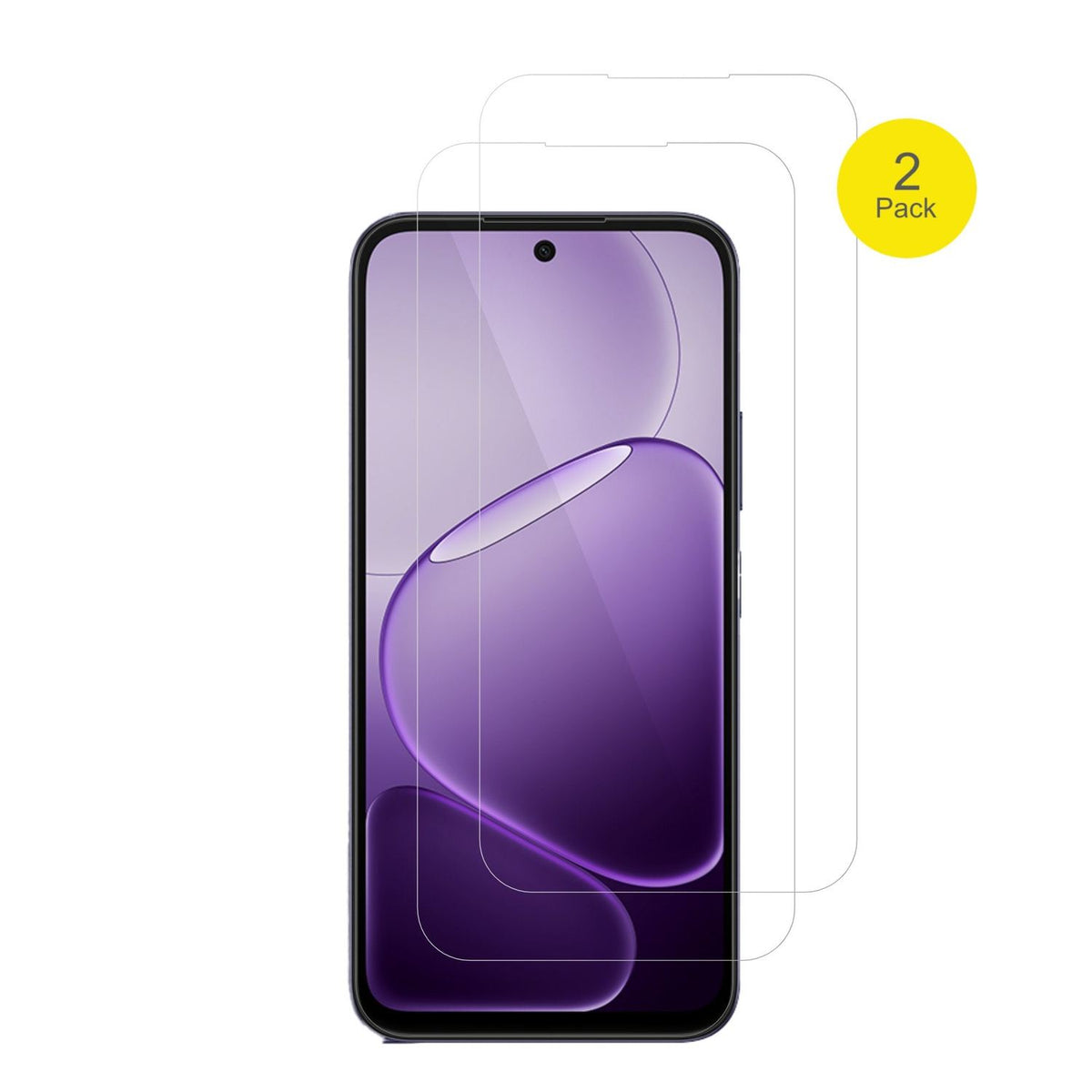 OppoK14 5G mit aufgebrachter dipos Displayschutzfolie, glasklare Darstellung ohne Einschränkungen