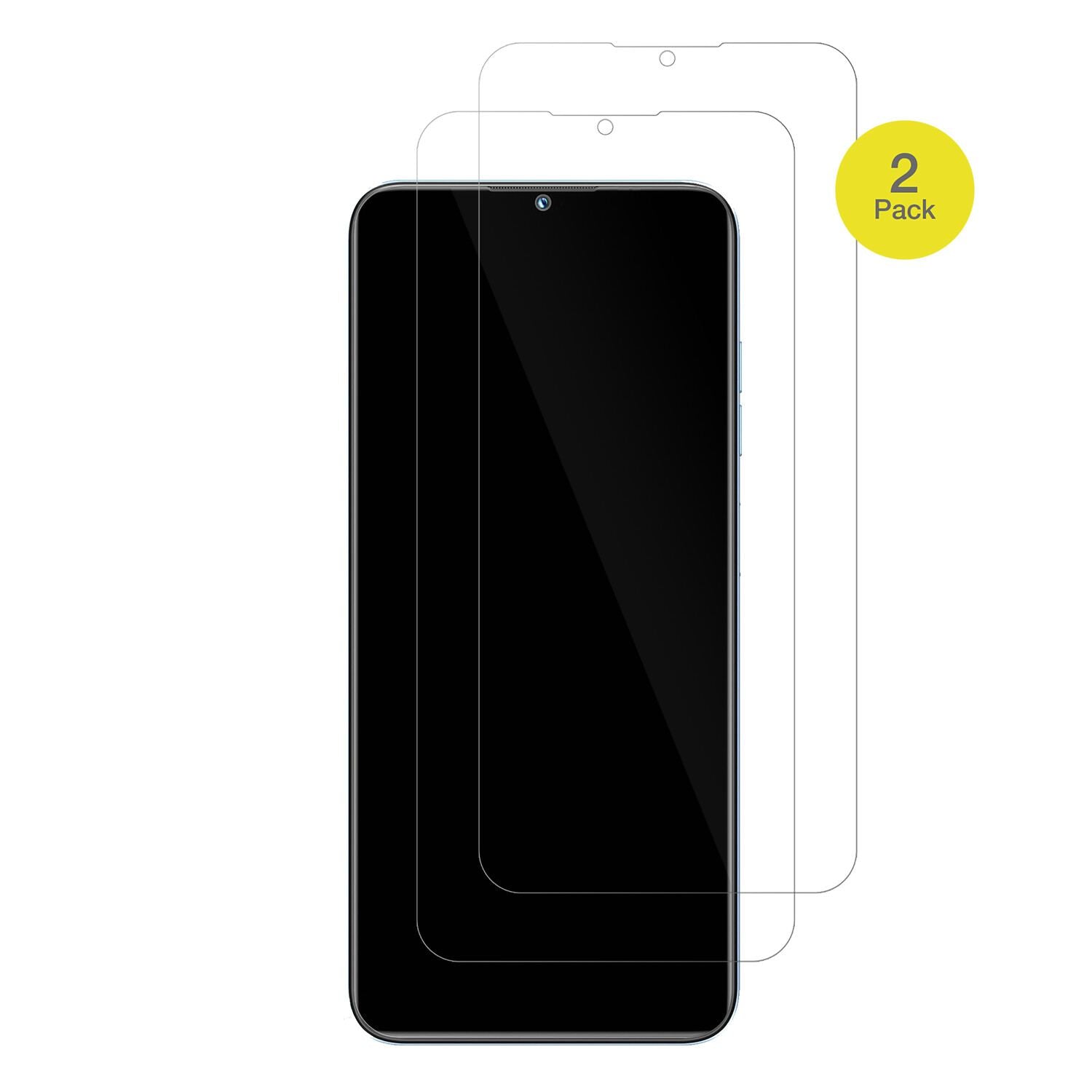 OukitelC36 mit aufgebrachter dipos Displayschutzfolie, glasklare Darstellung ohne Einschränkungen