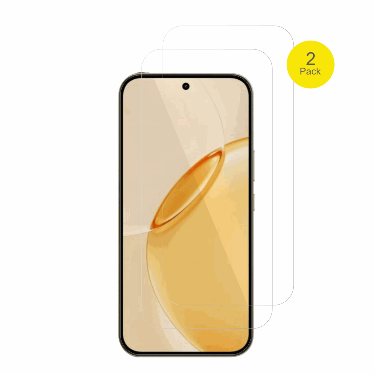 Realme16 Pro Plus 5G mit aufgebrachter dipos Displayschutzfolie, glasklare Darstellung ohne Einschränkungen