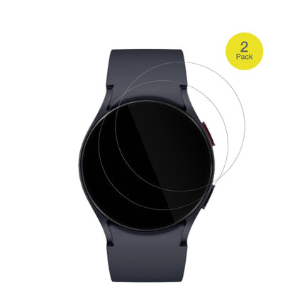 SamsungGalaxy Watch 6 40mm mit aufgebrachter dipos Displayschutzfolie, glasklare Darstellung ohne Einschränkungen