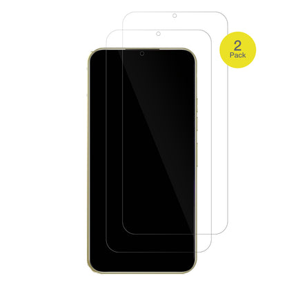 SnHeyS23 Ultra mit aufgebrachter dipos Displayschutzfolie, glasklare Darstellung ohne Einschränkungen