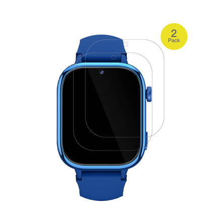 Swgota4G Smartwatch mit aufgebrachter dipos Displayschutzfolie, glasklare Darstellung ohne Einschränkungen