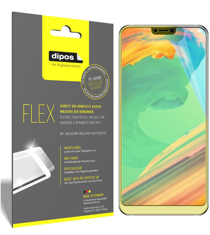 UlefoneT2 Pro mit aufgebrachter dipos Displayschutzfolie, glasklare Darstellung ohne Einschränkungen