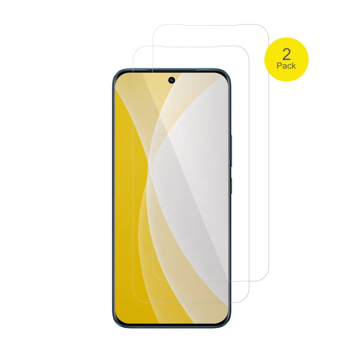 VivoV80 Lite mit aufgebrachter dipos Displayschutzfolie, glasklare Darstellung ohne Einschränkungen