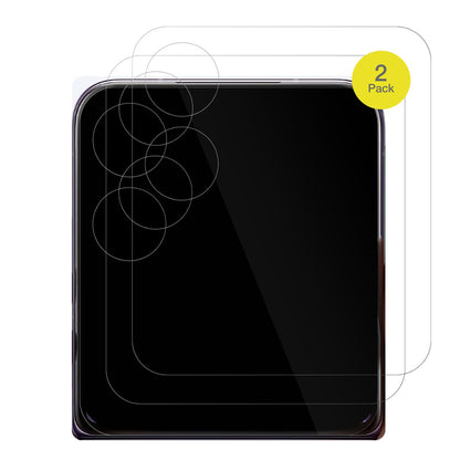XiaomiMi Mix Flip (Frondisplay) mit aufgebrachter dipos Displayschutzfolie, glasklare Darstellung ohne Einschränkungen