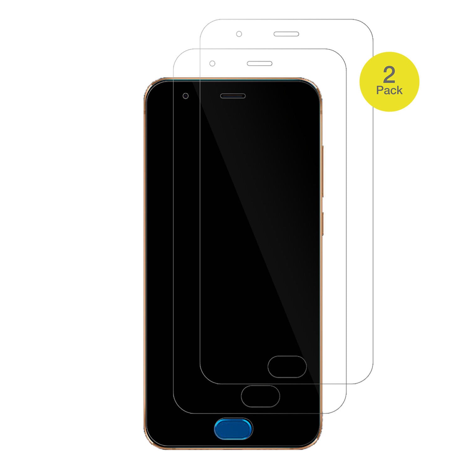 XiaomiMi Note 3 mit aufgebrachter dipos Displayschutzfolie, glasklare Darstellung ohne Einschränkungen