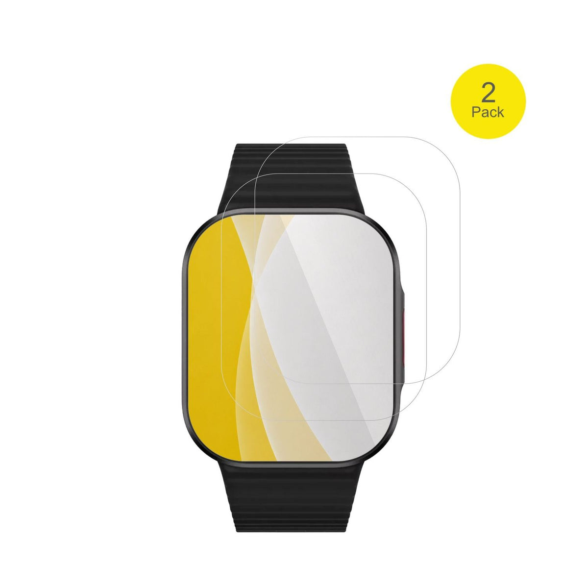 2x Screen Protector for Xiaomi Redmi Watch 6 Lite Protective Film covers 100% dipos Flex