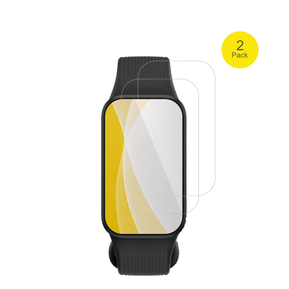 2x Screen Protector for Xiaomi Smart Band 11 Active Protective Film covers 100% dipos Flex